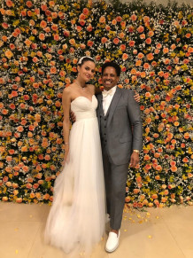 Barbara Fialho e Rohan Marley 