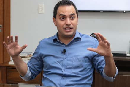 O vereador Diego Guimares, que entrou na Justia com mandado de segurana