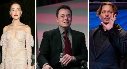 Amber Heard, Elon Musk e Johnny Depp 