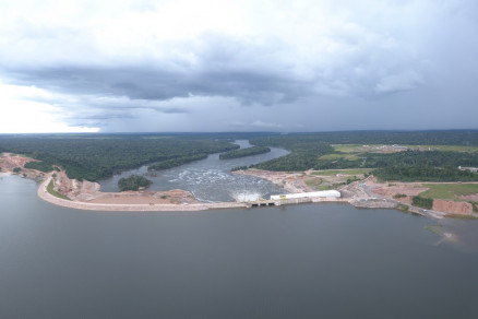 O procedimento de formao do lago da Usina iniciou em 30 de janeiro deste ano