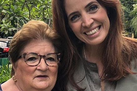 A auditora aposentada Valderez Monte e a jornalista Poliana Abritta