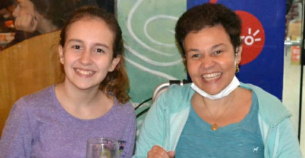 Claudia Rodrigues e a filha, Iza Hieatt