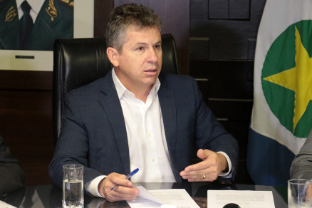 O governador Mauro Mendes: melhora no desempenho do Paiagus