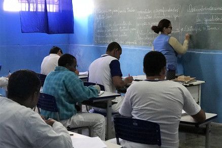 A Penitenciria Regional Major Eldo S Corra, em Rondonpolis,  uma das que abriga o maior percentual de estudantes