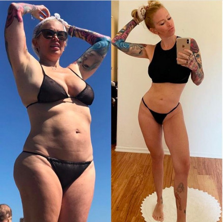 Uma montagem compartilhada pela atriz Jenna Jameson