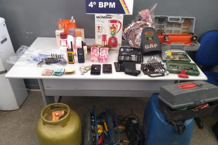  PM recuperou todos os pertences levados no roubo