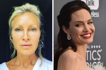 Caprice Bourret e Angelina Jolie