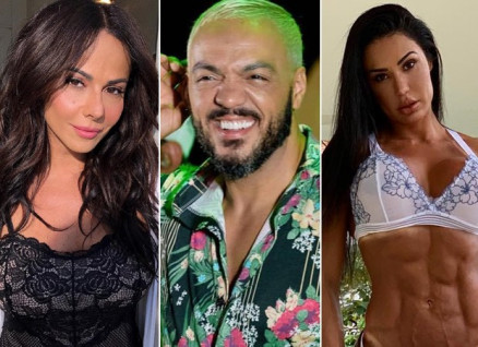 Viviane Arajo, Belo e Gracyanne Barbosa 