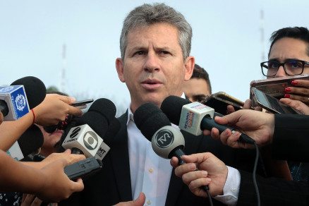 O governador Mauro Mendes (DEM): 
