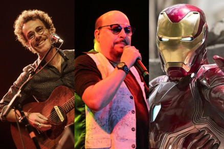 O cantor Nando Reis e a banda Roupa Nova, que se apresentam em Cuiab; o filme 