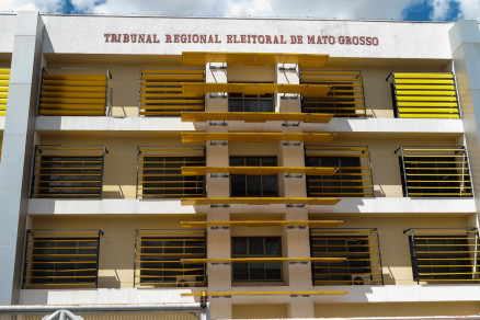 Fachada do Tribunal Regional Eleitoral de Mato Grosso