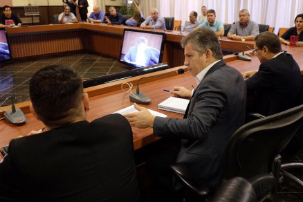 A reunio aconteceu na manh desta quinta-feira no Palcio Paiagus