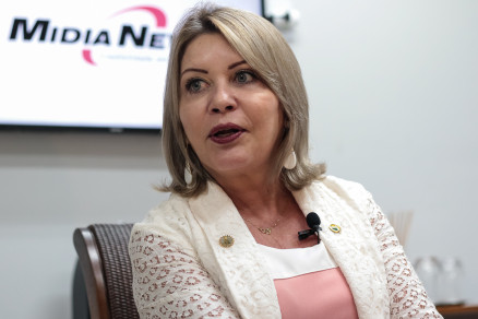 A senadora Selma Arruda, que completou trs meses de Congresso