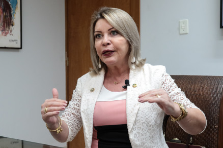 A senadora Selma Arruda: 