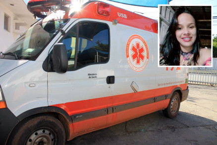 Ana Paula Alves Falc�o (detalhe), 29 anos, chegou a ser socorrida por uma ambul�ncia