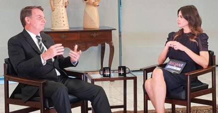 Apresentadora foi para Braslia entrevistar o Presidente da Repblica