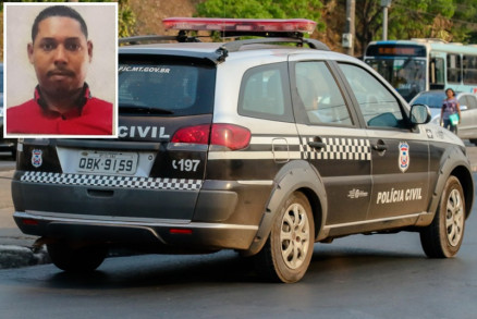 Rafael Fabricio de Castro (no detalhe), de 32 anos, foi morto a tiros