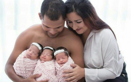 Leizimar Silva Triers, 35 anos,  casada com Mailton, com quem tem as trigmeas, e mesmo passando por dificuldades no pensou em ficar com o dinheiro