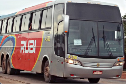 Veculo da empresa Expresso Rubi, que alegou possuir dvidas de R$ 6,9 milhes 