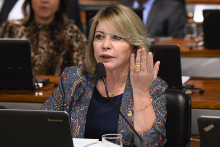 A senadora Selma Arruda (PSL)