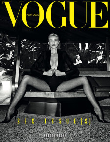 Sharon Stone na capa da revista 'Vogue' de Portugal 