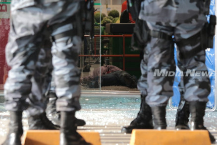 Um dos mortos no confronto  observado por policiais no Atacado