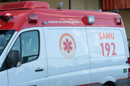 Os socorristas do Samu identificaram o traumatismo craniano