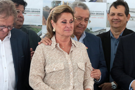 A prefeita de V�rzea Grande Lucimar Campos e o senador Jaime Campos