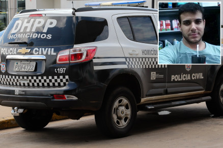 Luiz Carlos Lidani (no detalhe) foi morto a tiros em Sinop