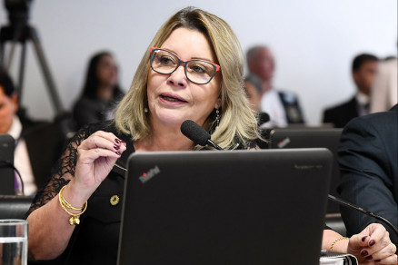 A senadora Selma Arruda: 