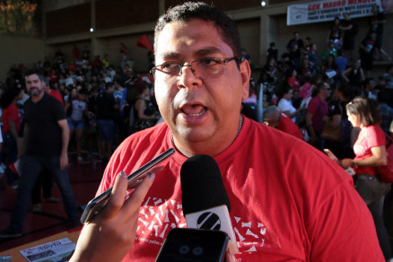 O presidente do Sintep, Valdeir Pereira: paralisao mantida