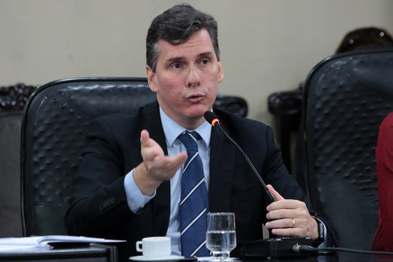 O secretrio de Estado de Fazenda Rogrio Gallo 