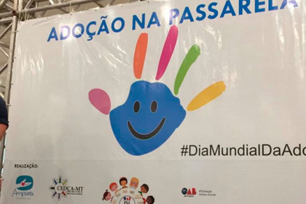 Cartaz do evento, que aconteceu no Shopping Pantanal, em Cuiab