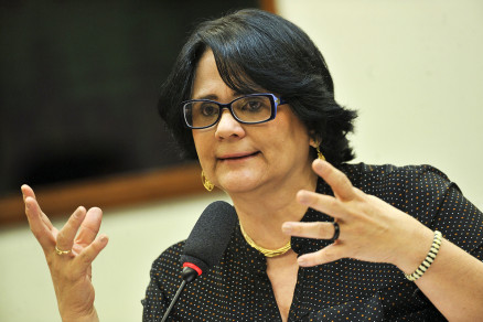 A senadora e ex-ministra da Mulher Damares Alves, que declarou apoio a Fl�vio Bolsonaro