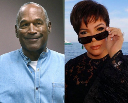 O ex-jogador de futebol americano OJ Simpson e a empresria Kris Jenner