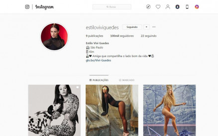 A marca de 100 mil seguidores foi atingida em menos de 24h pela it-girl vivida por Paollla Oliveira em 'A Dona do Pedao' 