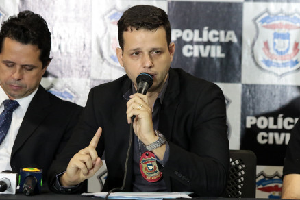 O delegado Luiz Henrique Damasceno, da Delegacia Fazendria