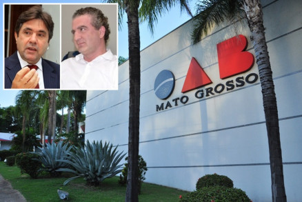 Os ex-secret�rios Pedro Elias e C�sar Z�lio, que foram expulsos da OAB