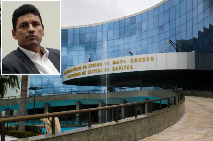 O promotor de Justia Reinaldo Rodrigues de Oliveira (detalhe), que tenta ter acesso as investigaes