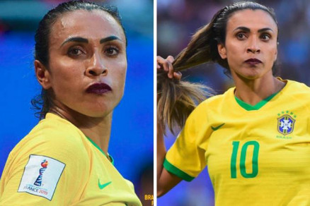 A jogadora Marta