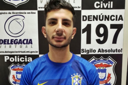 O digital influencer Rafic Yassin Mohamed, de 22 anos, que foi preso na manh desta sexta-feira (12)