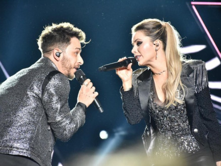 Sandy e Junior fazem show no Recife