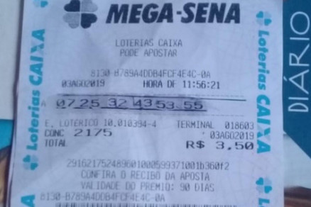 Nmeros sorteados foram colados pela prpria suspeita