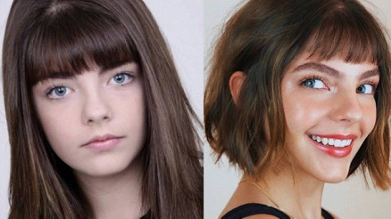 Triz Pariz, hoje com 18 anos,  uma ex-atriz mirim 