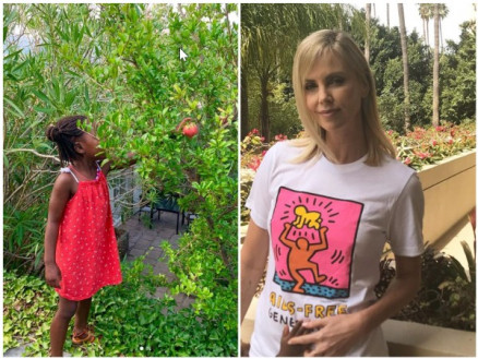 A filha de Charlize Theron, Jackson 