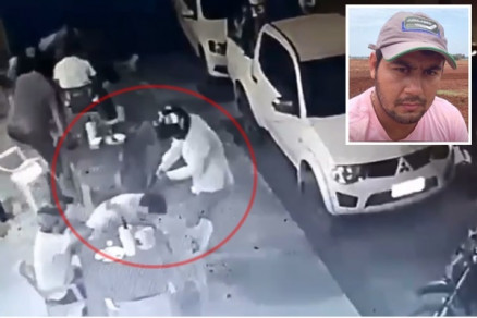 Criminoso atirou  queima-roupa em Eriques Petro da Silva (no detalhe)