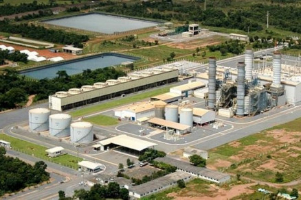 Vista area da termeltrica de Cuiab, que pertence aogrupo J&F