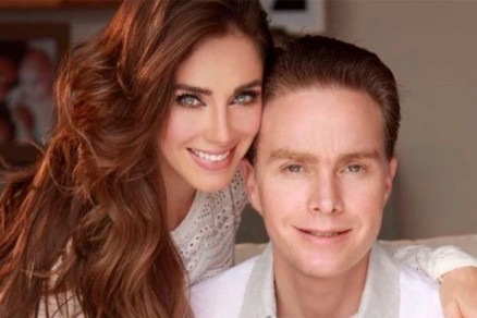 Anah e o marido, o poltico Manuel Velazco
