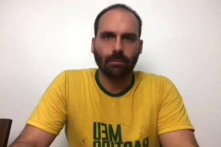O deputado federal licenciado Eduardo Bolsonaro
