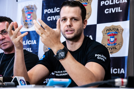 O delegado Luiz Henrique Damasceno, da Defaz